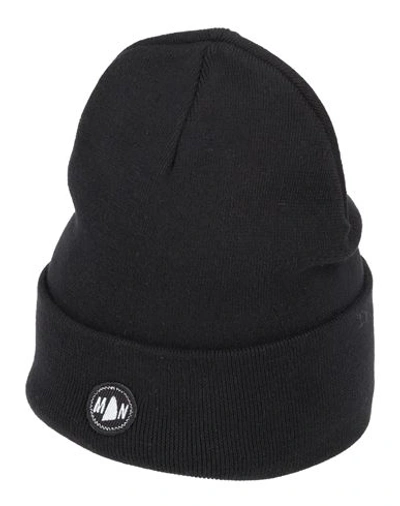 Murphy & Nye Man Hat Black Size Onesize Cotton, Polyester In Black