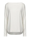 Kontatto Woman T-shirt Off White Size Onesize Cotton, Elastane