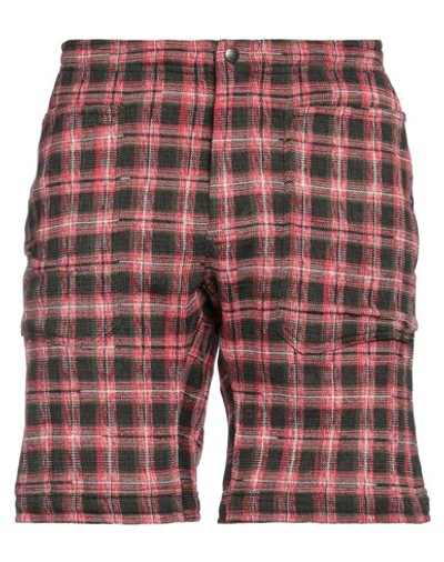 Missoni Man Shorts & Bermuda Shorts Red Size 34 Cotton, Wool, Polyester