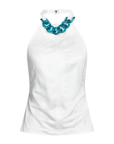 Jw Anderson Woman Top Off White Size 6 Viscose