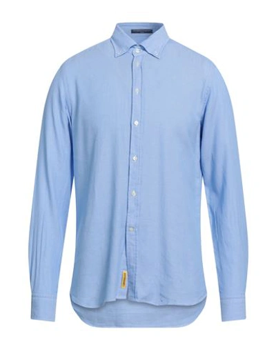 B.d.baggies B. D.baggies Man Shirt Light Blue Size Xl Cotton