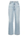 Guess Woman Jeans Blue Size 32w-29l Cotton, Lyocell, Elastane In Blue