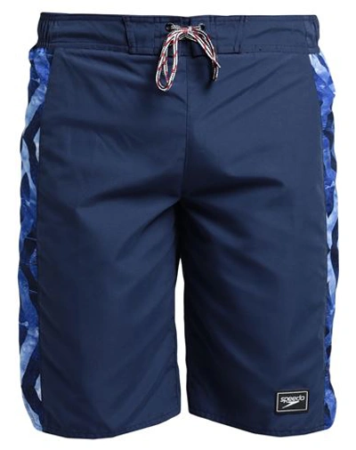 Speedo Men's Marina Sport Vaporplus 9" Swim Trunks In Navy Blue