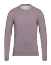 Cruciani Man Sweater Light Purple Size 44 Cotton