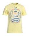 North Pole Man T-shirt Light Yellow Size S Cotton