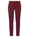 Compagnia Italiana Woman Pants Garnet Size 4 Polyester, Elastane In Red