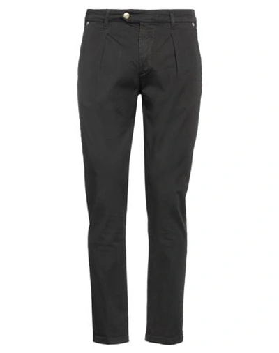 Entre Amis Man Pants Black Size 32 Cotton, Elastane