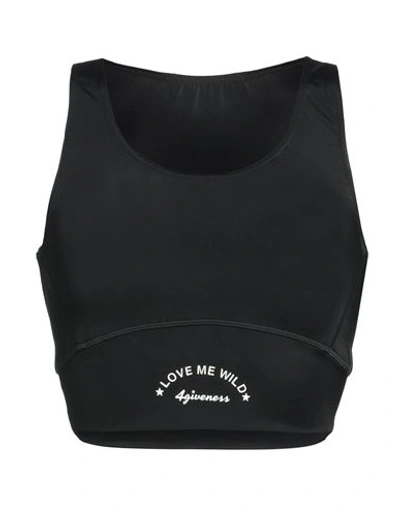 4giveness Woman Top Black Size S Polyamide, Elastane
