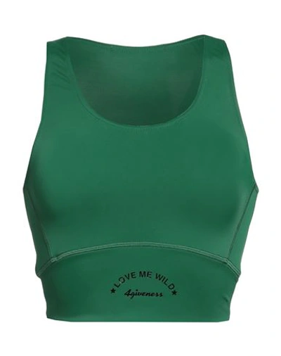 4giveness Woman Top Emerald Green Size Xs Polyamide, Elastane