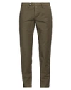 Myths Man Pants Military Green Size 38 Cotton, Elastane
