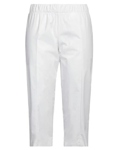Alessio Bardelle Woman Pants White Size M Polyester, Viscose, Elastane