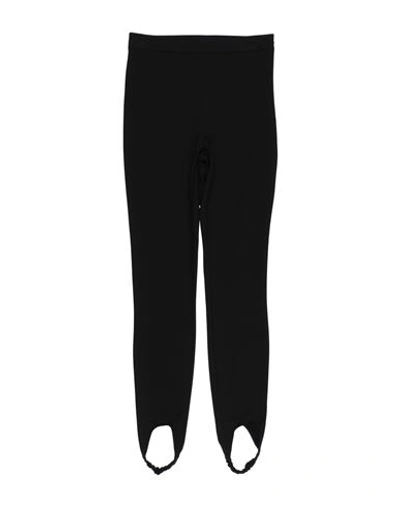 Actualee Woman Pants Black Size 8 Rayon, Nylon, Polyester