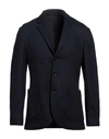 Brunello Cucinelli Man Suit Jacket Midnight Blue Size 44 Cashmere