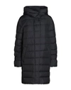 WOOLRICH WOOLRICH ELLIS LIGHT DOWN HOODED PARKA WOMAN PUFFER BLACK SIZE L POLYESTER