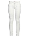 JACOB COHЁN JACOB COHЁN WOMAN PANTS WHITE SIZE 30 COTTON, POLYESTER, ELASTANE