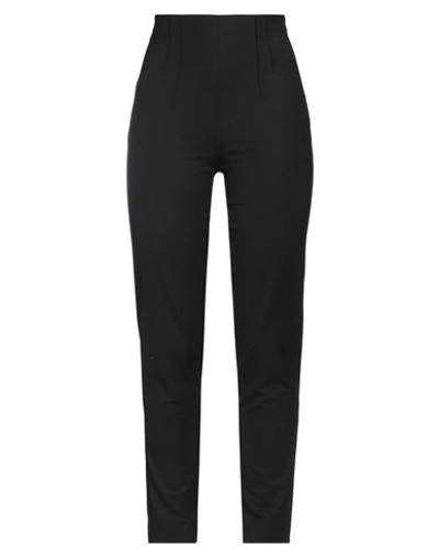 Patrizia Pepe Woman Pants Black Size 2 Polyester, Virgin Wool, Elastane