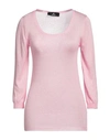 Compagnia Italiana Woman Sweater Pink Size S Viscose, Cashmere In Pink