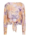 Kontatto Woman Blouse Light Purple Size M Polyester In Purple