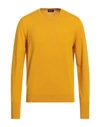 Drumohr Man Sweater Yellow Size 44 Cashmere