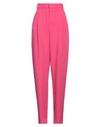 Hinnominate Woman Pants Fuchsia Size L Polyester, Elastane In Pink