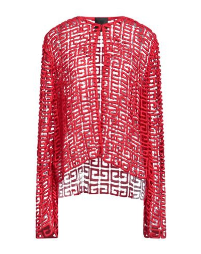 Givenchy Woman Sweater Red Size 4 Viscose, Polyester