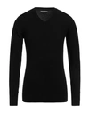 Yes Zee By Essenza Man Sweater Black Size Xxl Viscose, Nylon