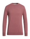 Ballantyne Man Sweater Blush Size 44 Cashmere In Pink