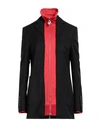 Burberry Woman Suit Jacket Black Size 6 Wool In Black