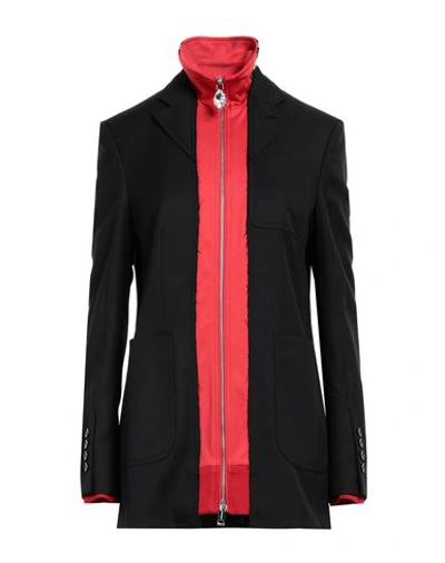 Burberry Woman Suit Jacket Black Size 6 Wool