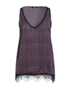 Mason's Woman Top Purple Size 6 Viscose In Purple