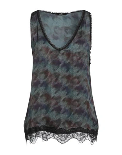 Mason's Woman Top Pastel Blue Size 6 Viscose In Blue