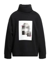 Isabel Benenato Man Sweatshirt Black Size M Cotton, Polyester