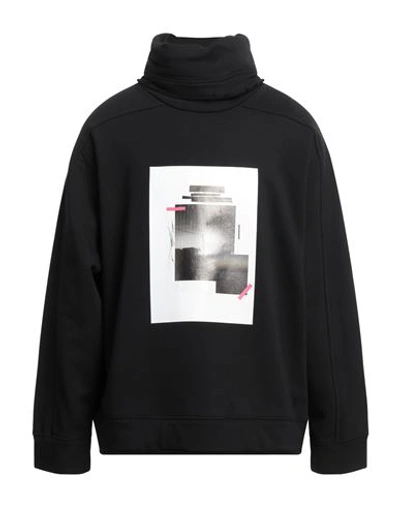 Isabel Benenato Man Sweatshirt Black Size M Cotton, Polyester