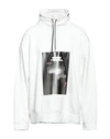 Isabel Benenato Man Sweatshirt White Size M Cotton, Polyester In White