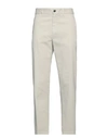 Mauro Grifoni Grifoni Man Pants Light Grey Size 34 Cotton, Elastane