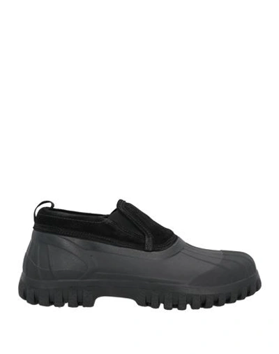 Diemme Man Sneakers Black Size 12 Soft Leather In Black