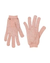 Missoni Woman Gloves Blush Size M Nylon, Polyester In Pink