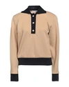 Maria Vittoria Paolillo Mvp Woman Sweatshirt Sand Size 8 Cotton, Polyester In Beige