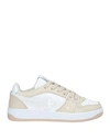 Enterprise Japan Woman Sneakers Beige Size 7 Calfskin