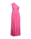 Mangano Woman Midi Dress Fuchsia Size L Cotton In Pink