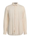 B.d.baggies B. D.baggies Man Shirt Beige Size Xxl Linen