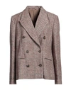 Brunello Cucinelli Double-breasted Blazer In Red
