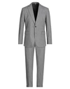 Bottega Martinese Man Suit Grey Size 46 Virgin Wool