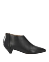 Parisienne Woman Ankle Boots Black Size 8 Soft Leather