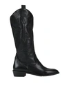 Islo Isabella Lorusso Woman Knee Boots Black Size 11 Soft Leather