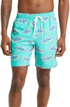 Chubbies Classic 7-inch Swim Trunks In Apex Swimmers