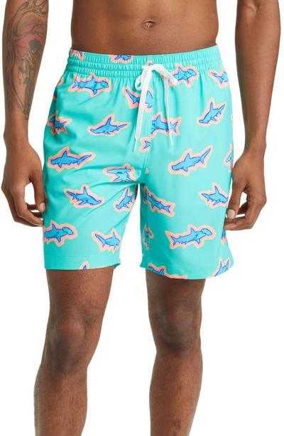 Chubbies Classic 7-inch Swim Trunks In Mint