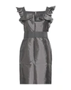 Dolce & Gabbana Woman Mini Dress Grey Size 6 Silk In Grey