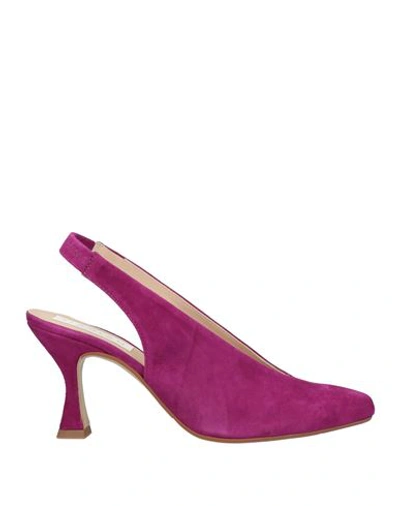 Marian Woman Pumps Magenta Size 10 Soft Leather