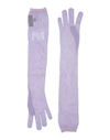 Missoni Woman Gloves Light Purple Size M Rayon, Polyester